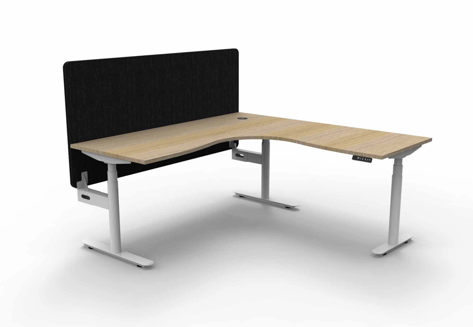 Halo+ Corner Workstation -  with Eco Screen